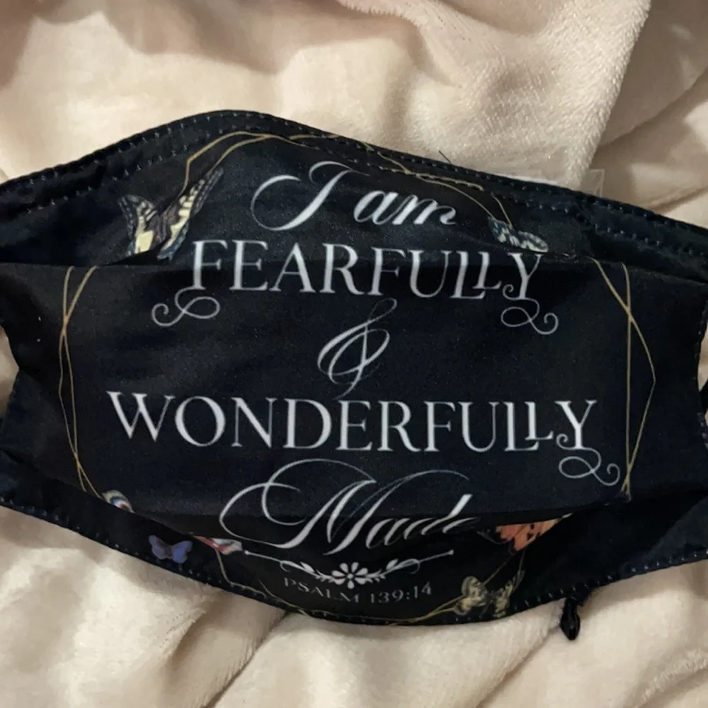 New set/2 inspirational face masks